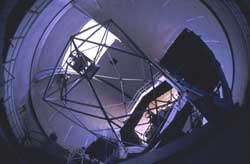 Interior of Keck Telescope