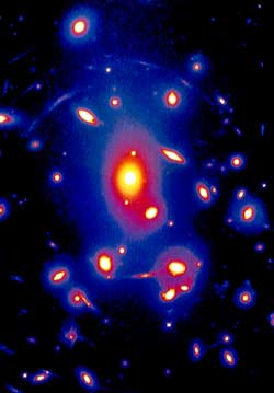 Gravitational arcs - Abell 2218