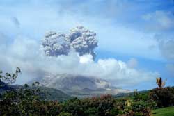 Soufriere Hill exploding -part II